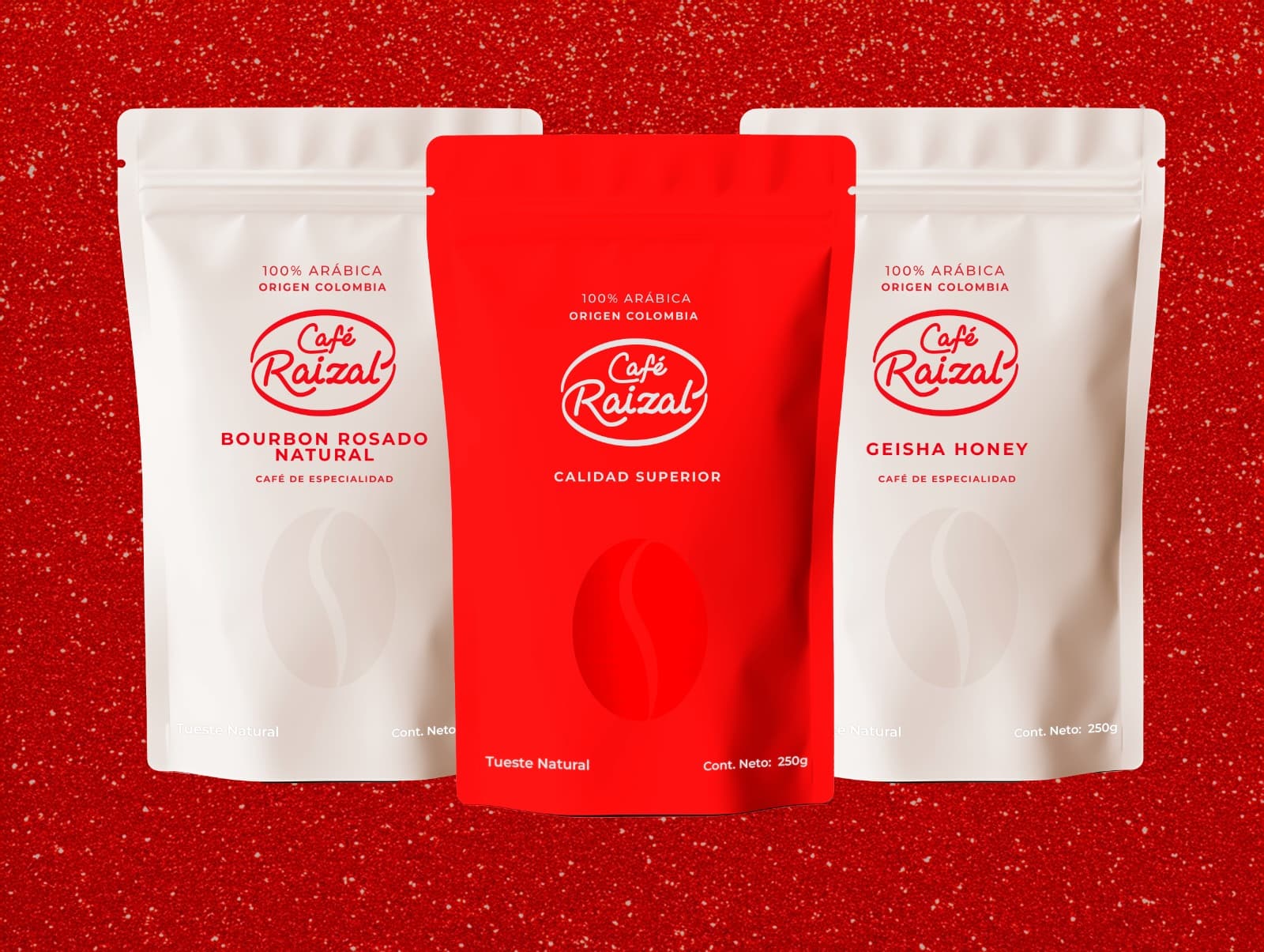 Pack Experiencia Floral - Café Raizal Pack Experiencia Floral Navidad 2025 con Geisha Honey y Bourbon Rosado